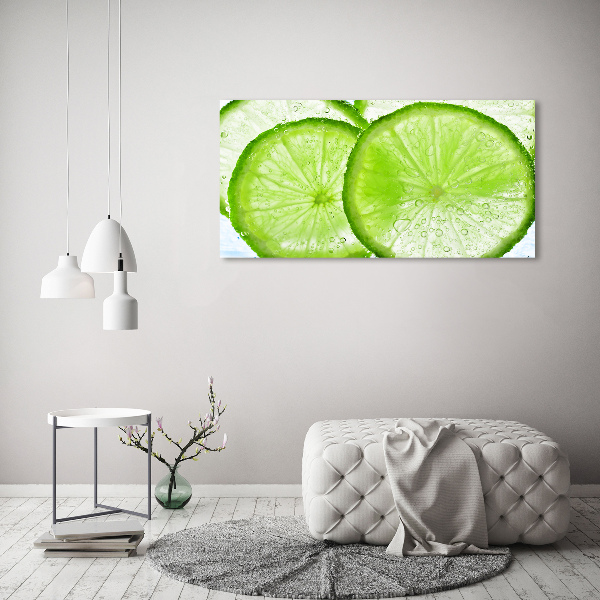 Schilderij op canvas Limes onder water