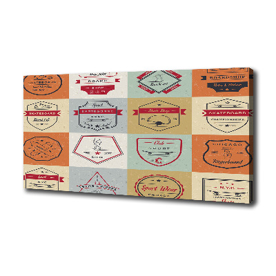 Canvas foto Skateboardborden