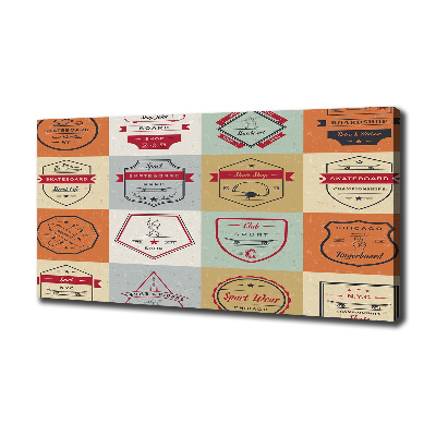 Canvas foto Skateboardborden