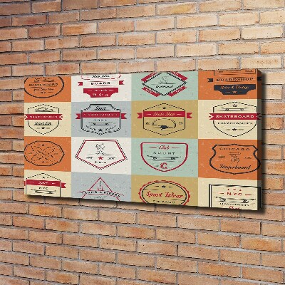 Canvas foto Skateboardborden