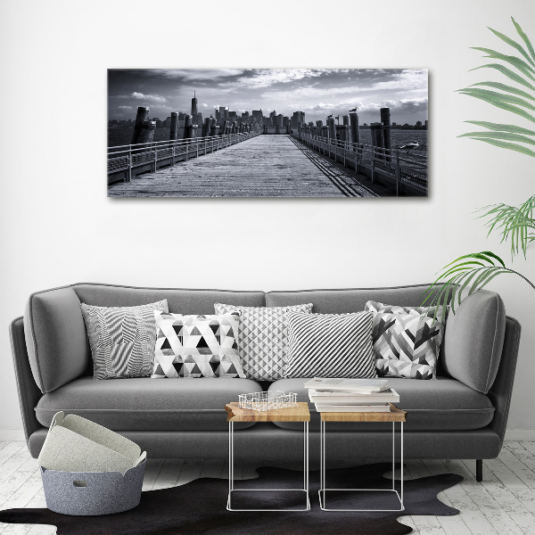 Canvas foto Panorama van New York