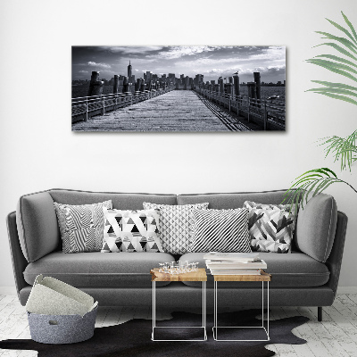 Canvas foto Panorama van New York