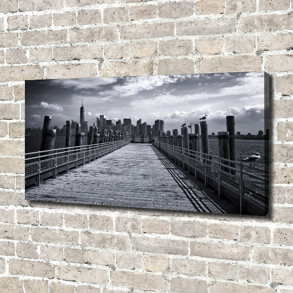 Canvas foto Panorama van New York