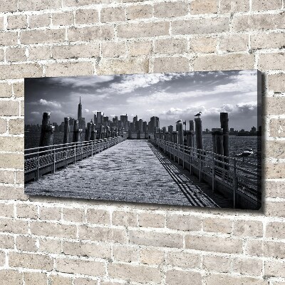 Canvas foto Panorama van New York