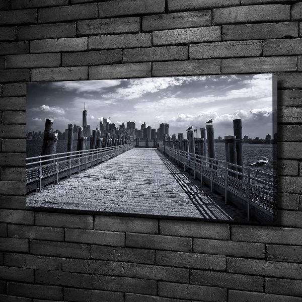 Canvas foto Panorama van New York