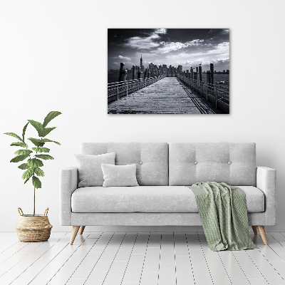 Canvas foto Panorama van New York