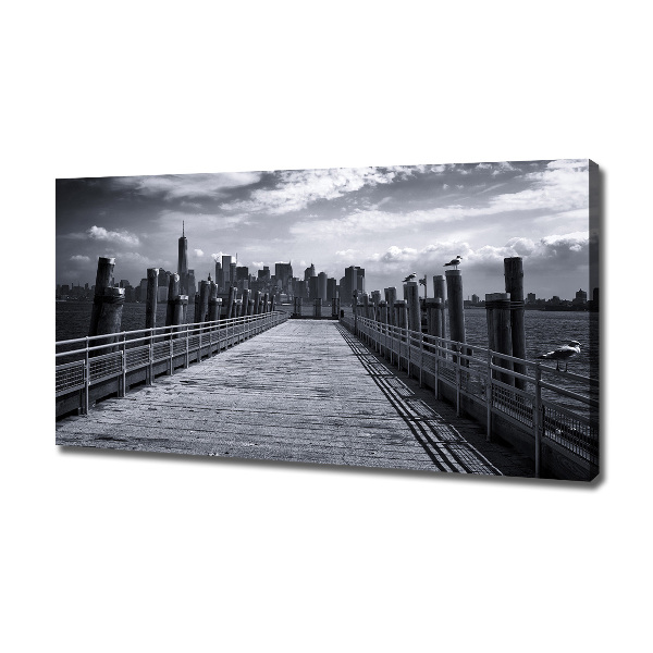 Canvas foto Panorama van New York