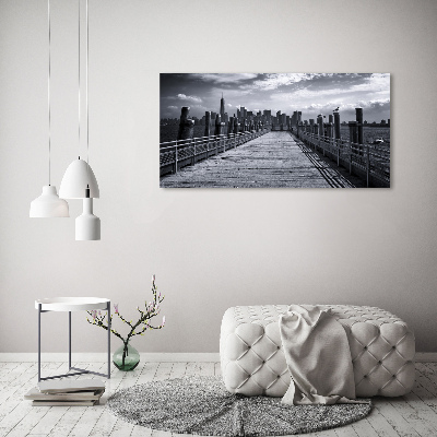 Canvas foto Panorama van New York