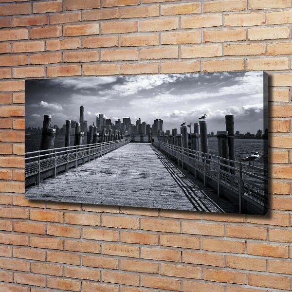 Canvas foto Panorama van New York