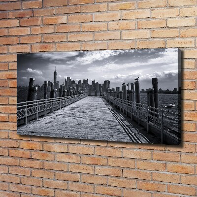 Canvas foto Panorama van New York