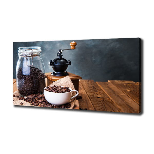 Foto canvas Koffiemolen