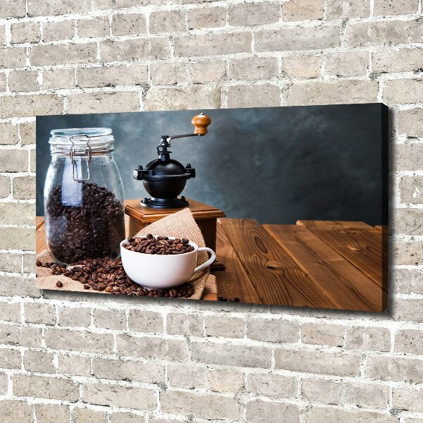 Foto canvas Koffiemolen