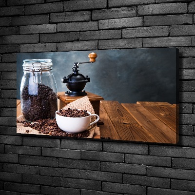 Foto canvas Koffiemolen