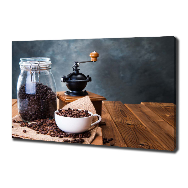 Foto canvas Koffiemolen
