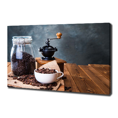 Foto canvas Koffiemolen