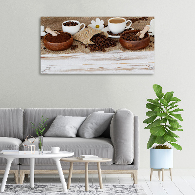 Canvas foto Een kopje koffie