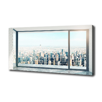 Foto obraz na płótnie Widok na miasto