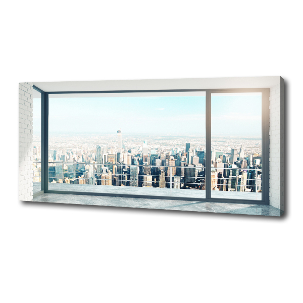 Foto obraz na płótnie Widok na miasto