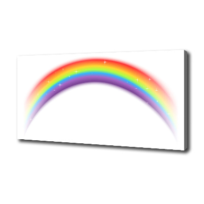 Canvas foto Regenboog