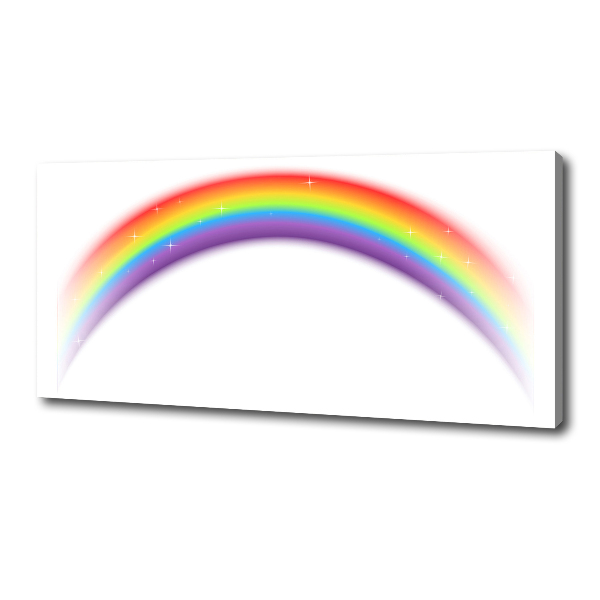 Canvas foto Regenboog