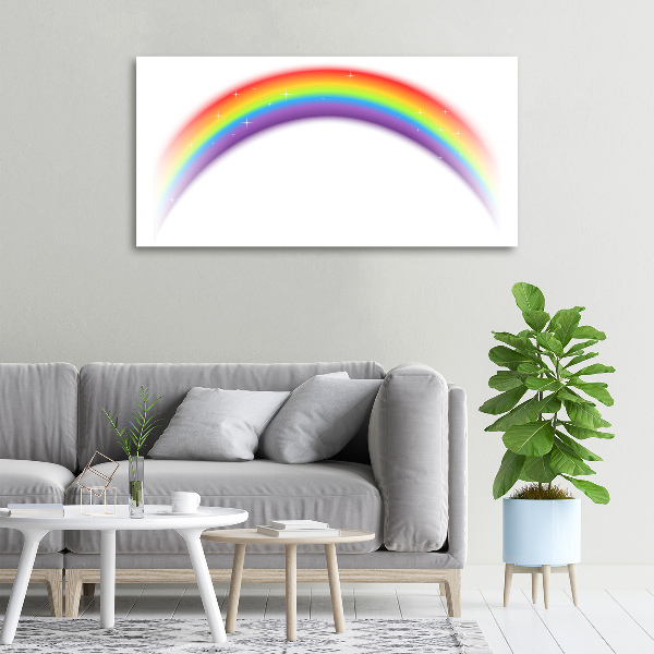 Canvas foto Regenboog