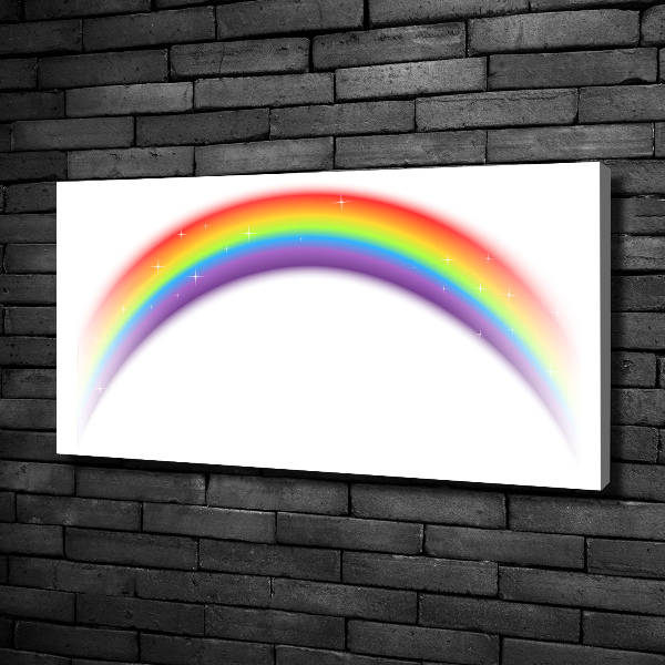 Canvas foto Regenboog