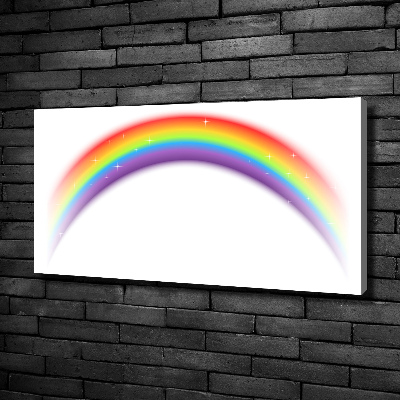 Canvas foto Regenboog