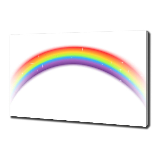 Canvas foto Regenboog