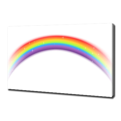 Canvas foto Regenboog