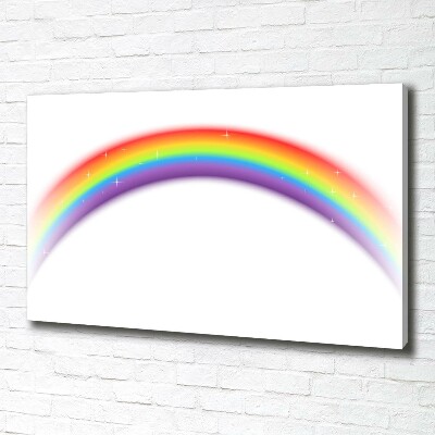 Canvas foto Regenboog