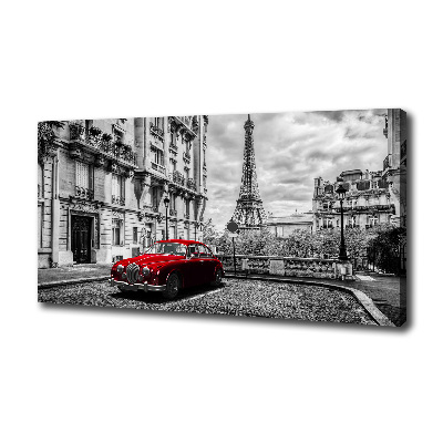 Foto canvas Rode limousine