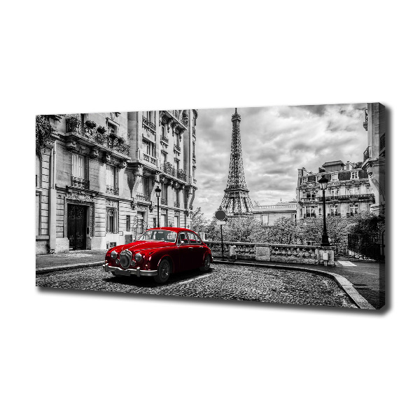 Foto canvas Rode limousine