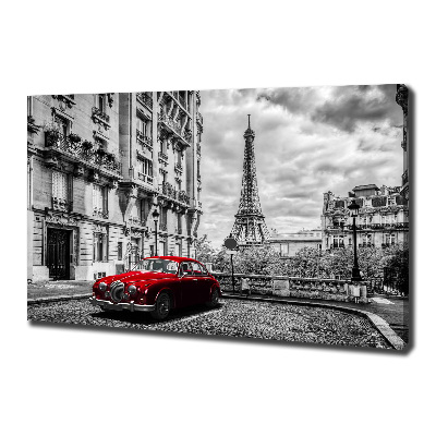Foto canvas Rode limousine