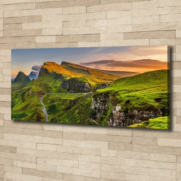 Foto canvas Schotse Hooglanden