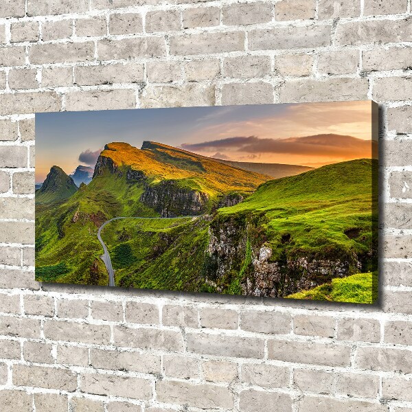 Foto canvas Schotse Hooglanden