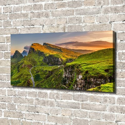 Foto canvas Schotse Hooglanden