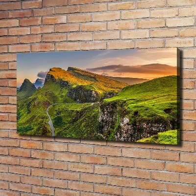 Foto canvas Schotse Hooglanden