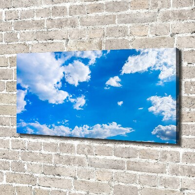 Canvas schilderij Wolken aan de hemel
