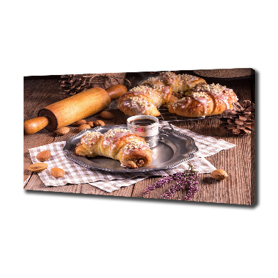 Foto canvas Croissants