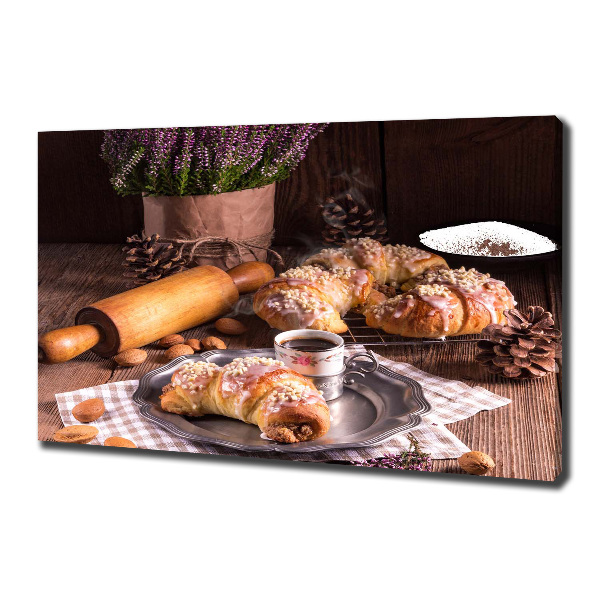 Foto canvas Croissants