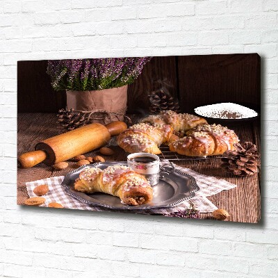 Foto canvas Croissants
