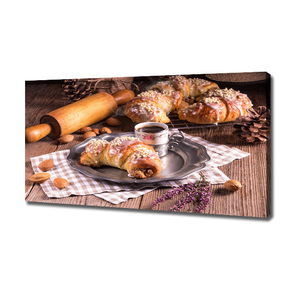 Foto canvas Croissants