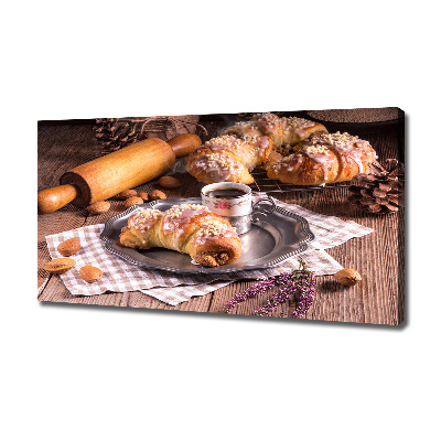 Foto canvas Croissants
