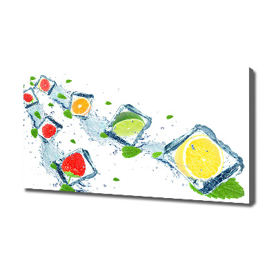 Foto op canvas Fruitblokjes