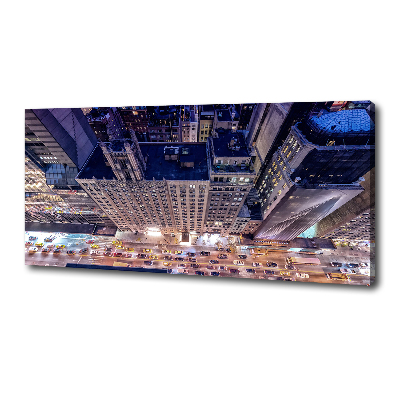 Foto canvas New York 's nachts