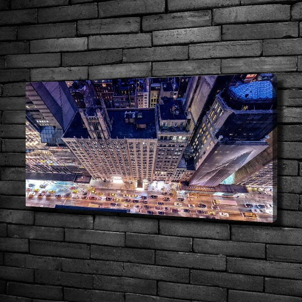 Foto canvas New York 's nachts