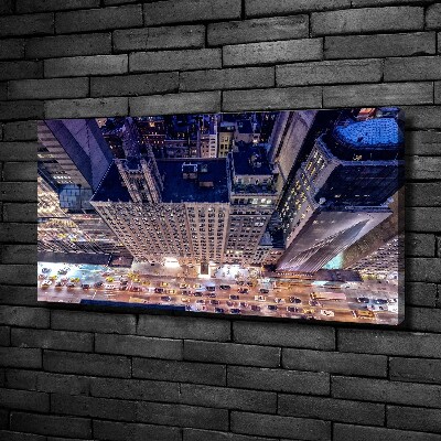 Foto canvas New York 's nachts
