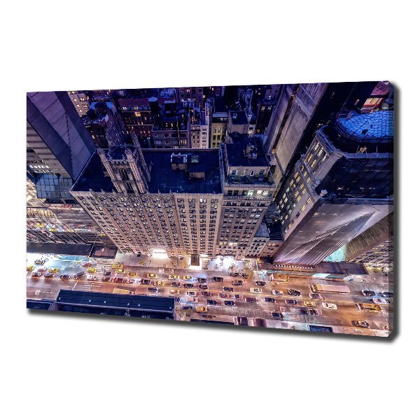 Foto canvas New York 's nachts