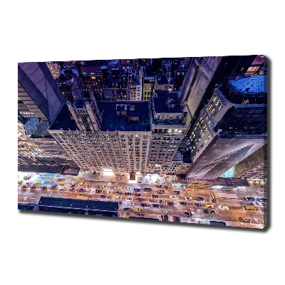 Foto canvas New York 's nachts