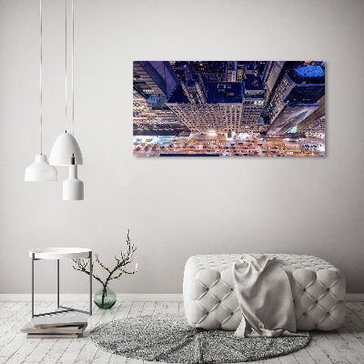 Foto canvas New York 's nachts